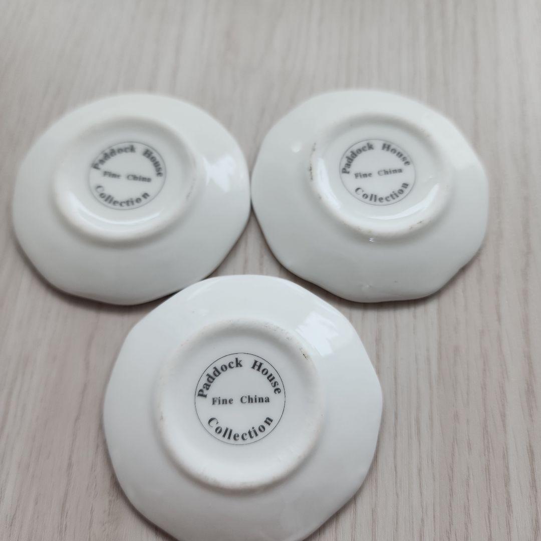 チワワ柄ソルト&ペッパー　ミニ皿ミニカップキーホルダー