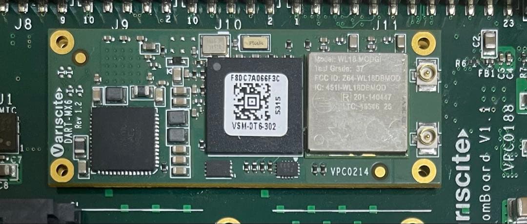 Variscite VAR-DT6CustomBoard カメラ付き