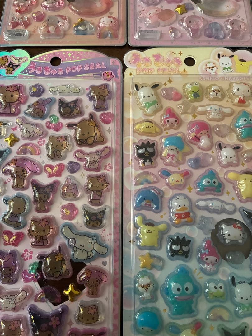 ☆国内正規品☆ボンボンドロップシール うるちゅるポップ サンリオ 6種類セット