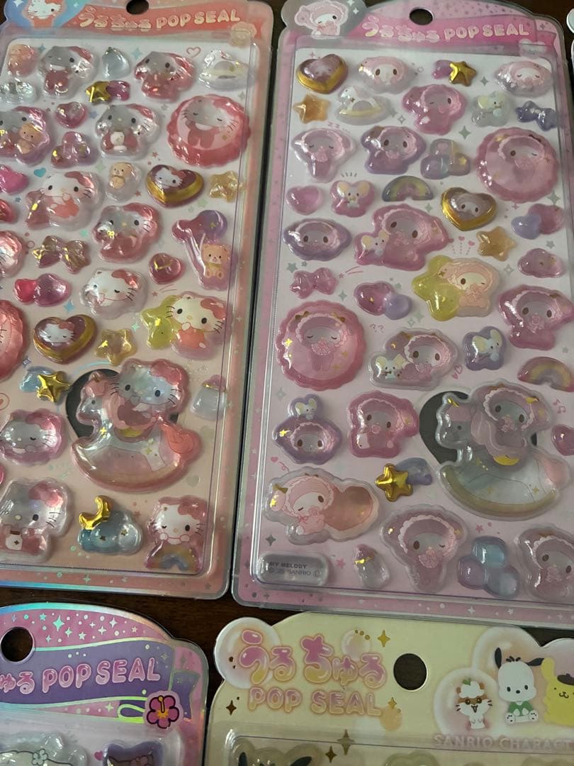 ☆国内正規品☆ボンボンドロップシール うるちゅるポップ サンリオ 6種類セット