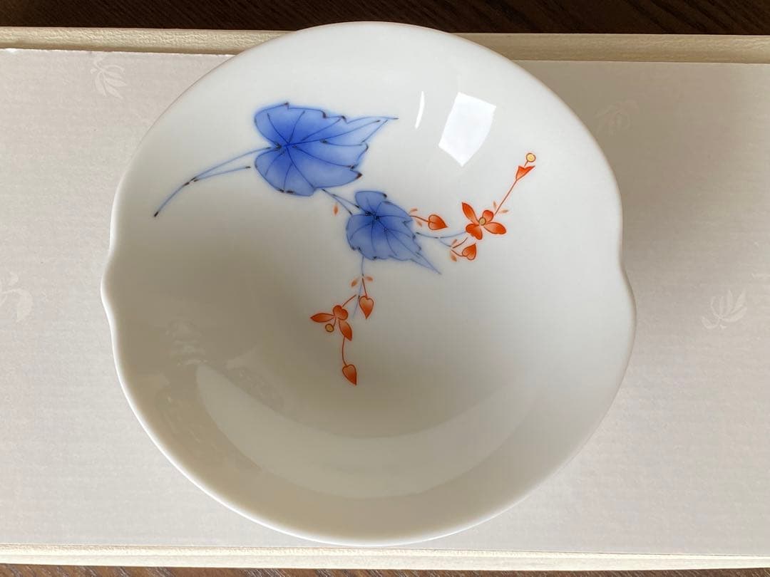 未使用品箱有り　香蘭社　中サイズ　浅鉢　 5個セット