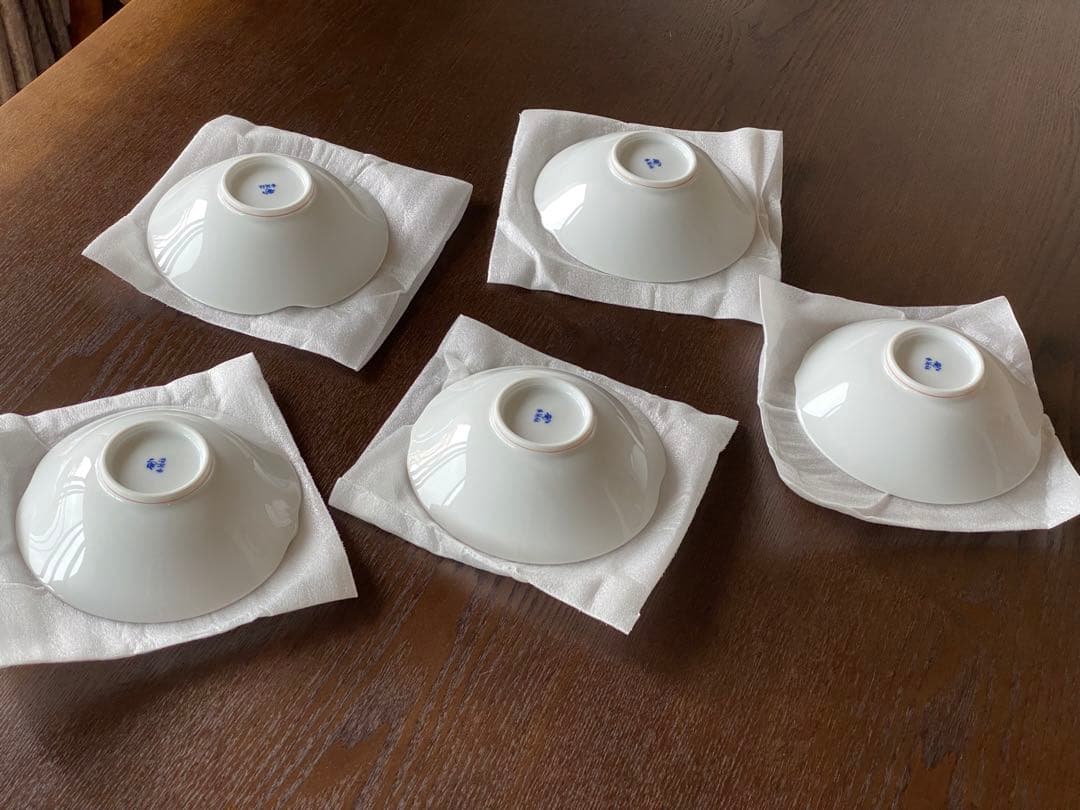 未使用品箱有り　香蘭社　中サイズ　浅鉢　 5個セット