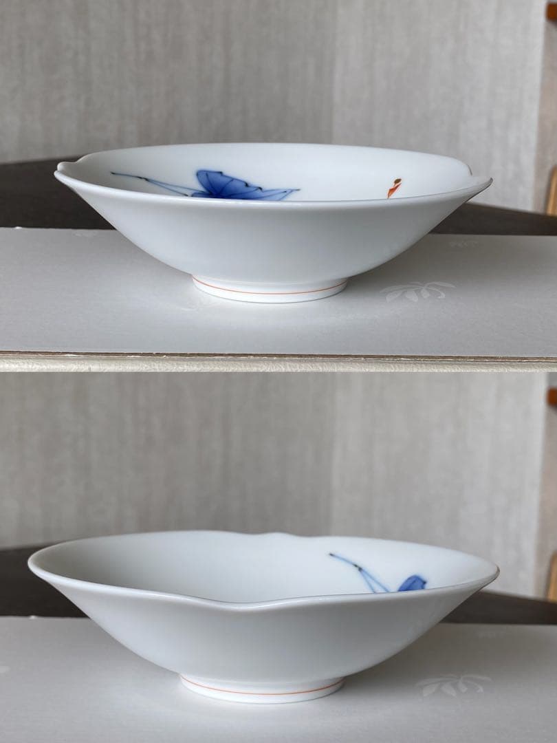 未使用品箱有り　香蘭社　中サイズ　浅鉢　 5個セット