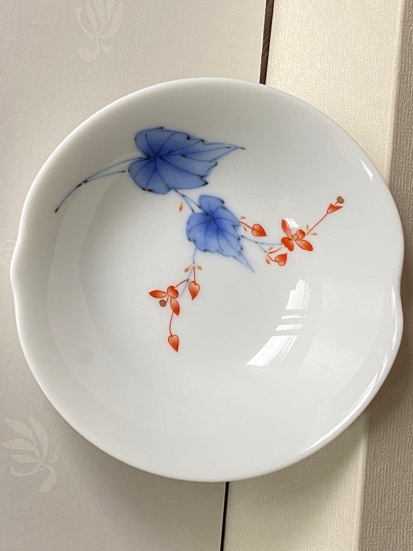 未使用品箱有り　香蘭社　中サイズ　浅鉢　 5個セット