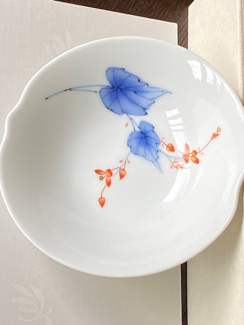 未使用品箱有り　香蘭社　中サイズ　浅鉢　 5個セット