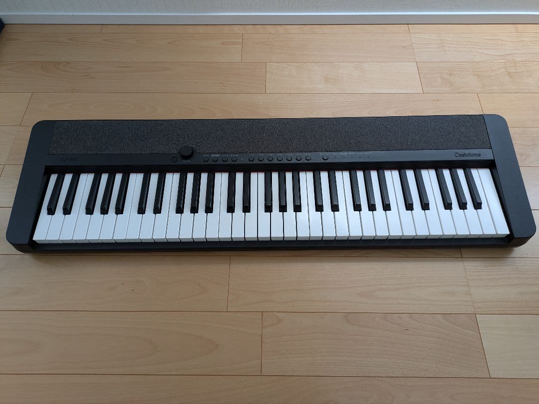 CASIO CT-S1 61鍵　電子ピアノ ブラック　はらみちゃん