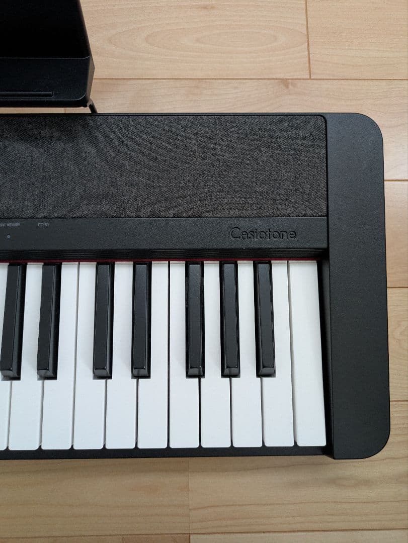 CASIO CT-S1 61鍵　電子ピアノ ブラック　はらみちゃん
