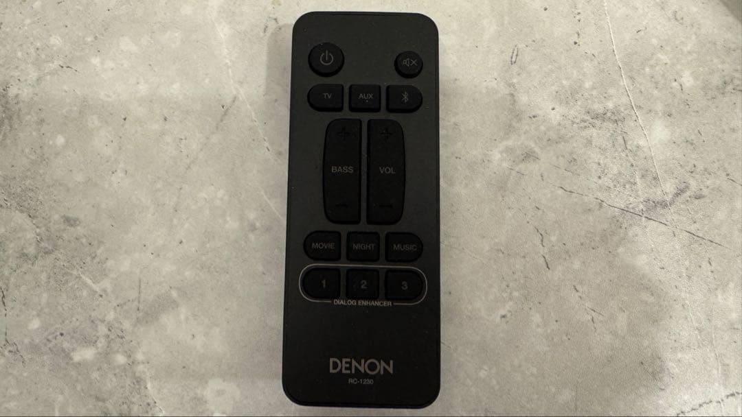 DENON DHT-S316 サウンドバー+リモコン