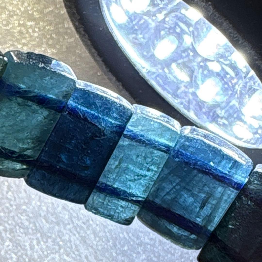 【超激レア＊天然石】　インディゴライトトルマリン　バングルブレスレット