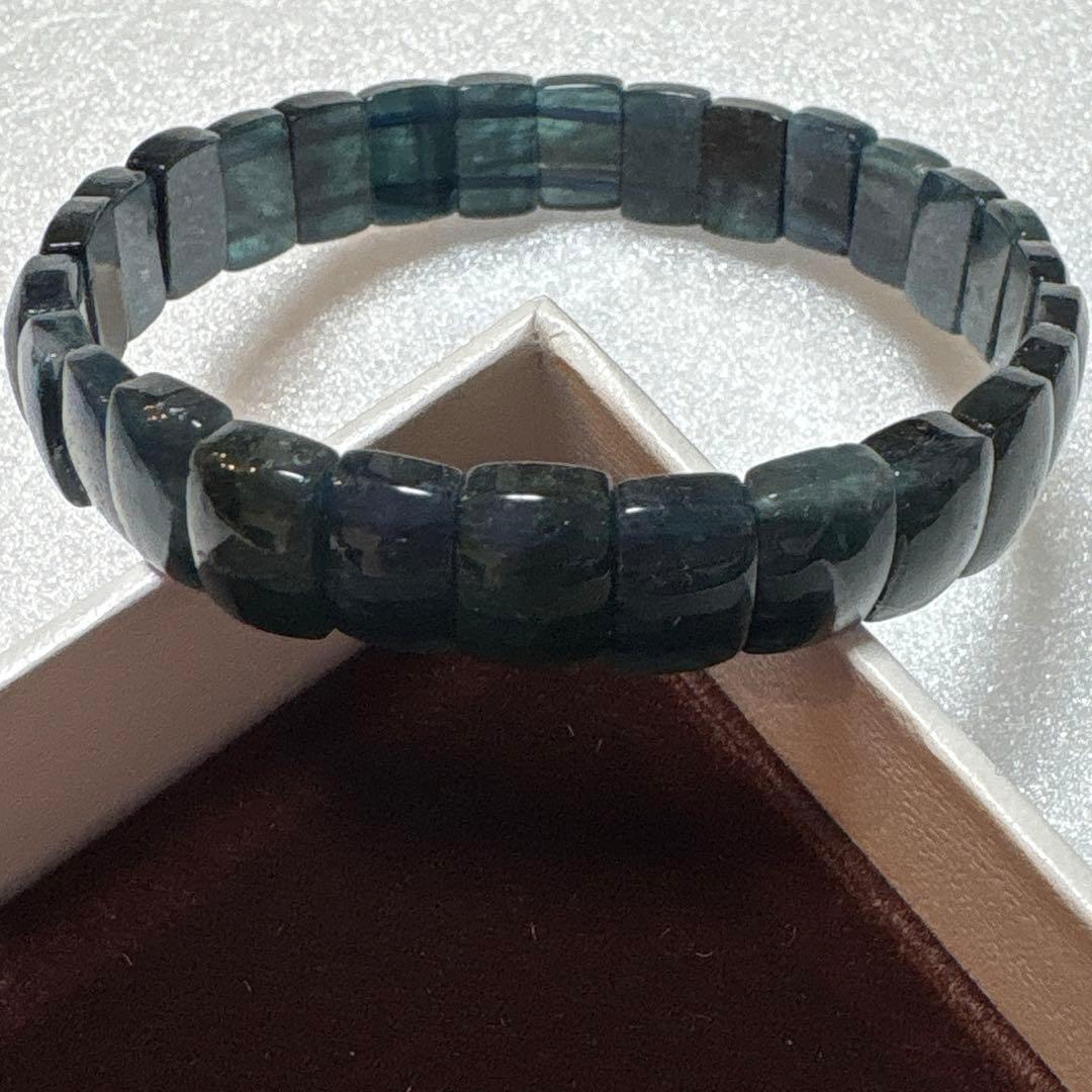【超激レア＊天然石】　インディゴライトトルマリン　バングルブレスレット