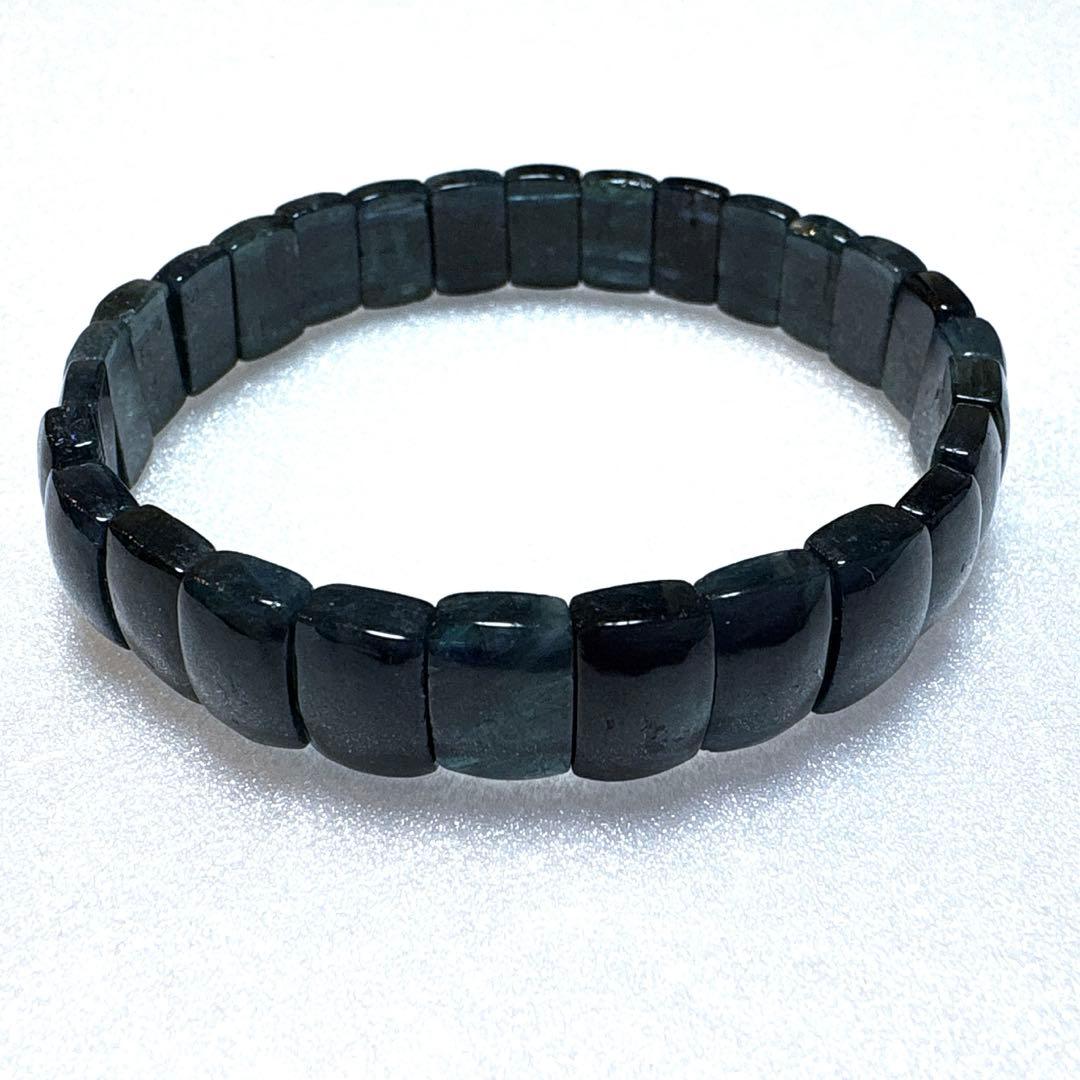 【超激レア＊天然石】　インディゴライトトルマリン　バングルブレスレット