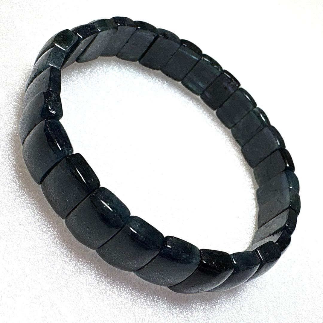 【超激レア＊天然石】　インディゴライトトルマリン　バングルブレスレット