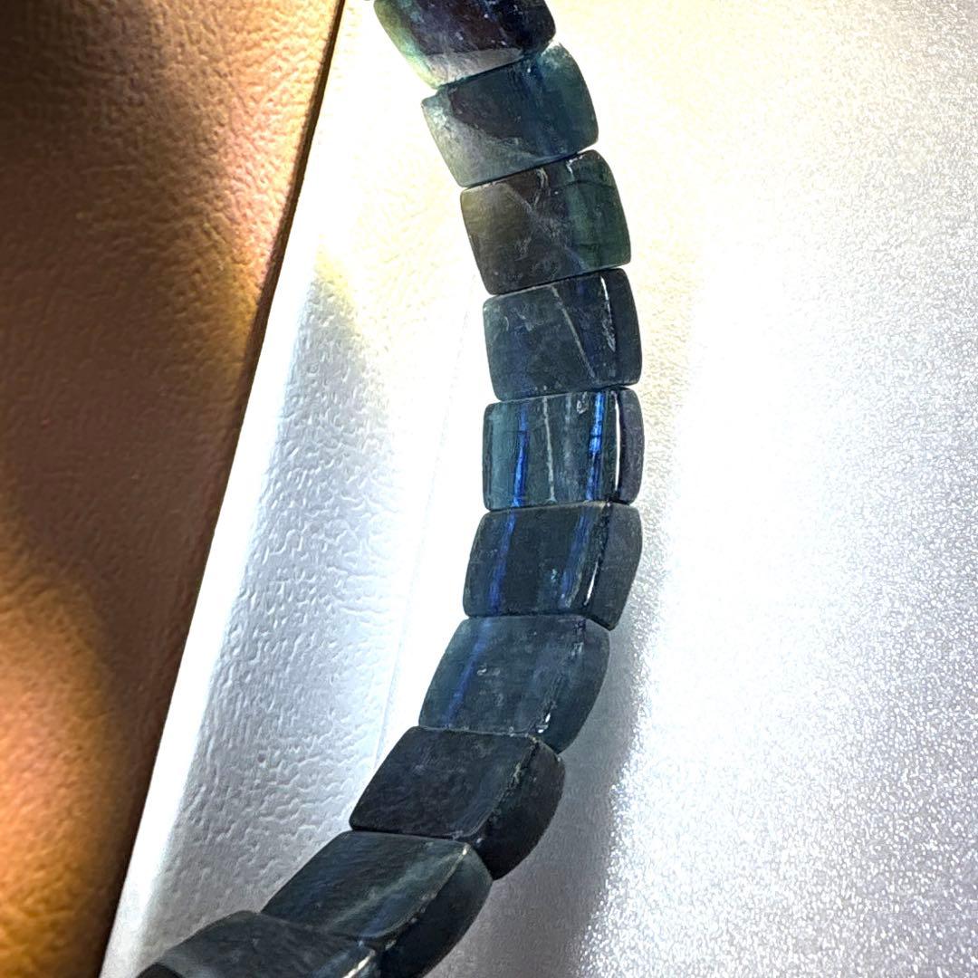 【超激レア＊天然石】　インディゴライトトルマリン　バングルブレスレット
