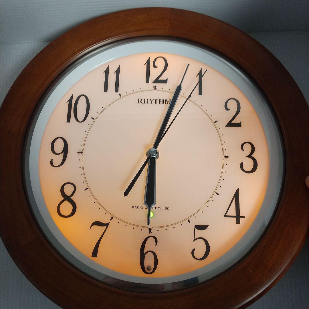 RHYTHM 電波掛時計