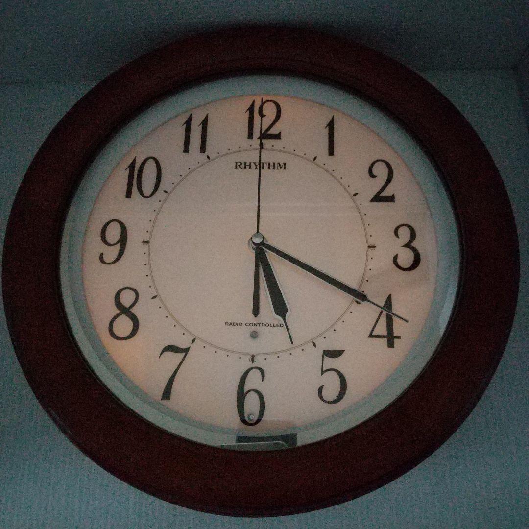 RHYTHM 電波掛時計