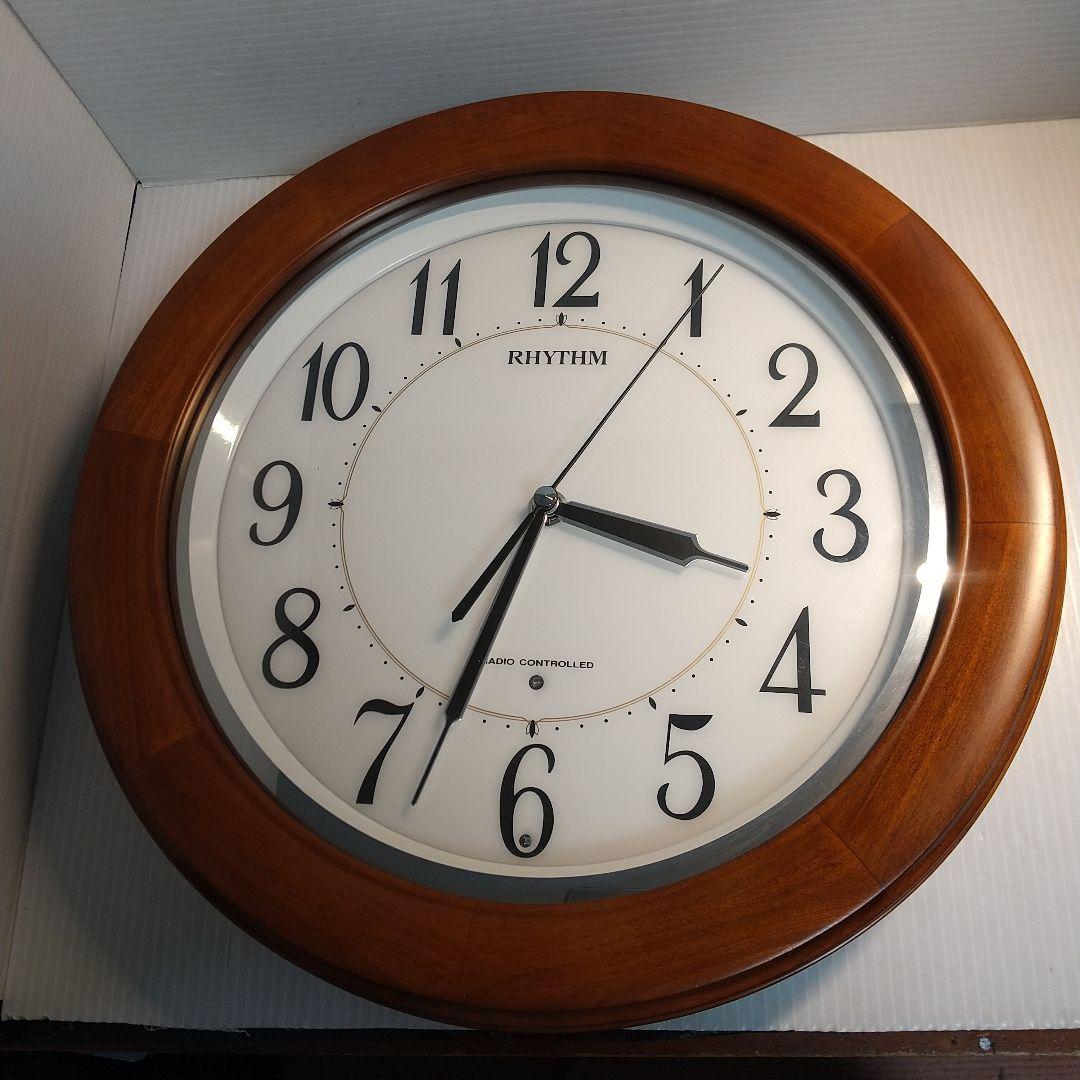 RHYTHM 電波掛時計