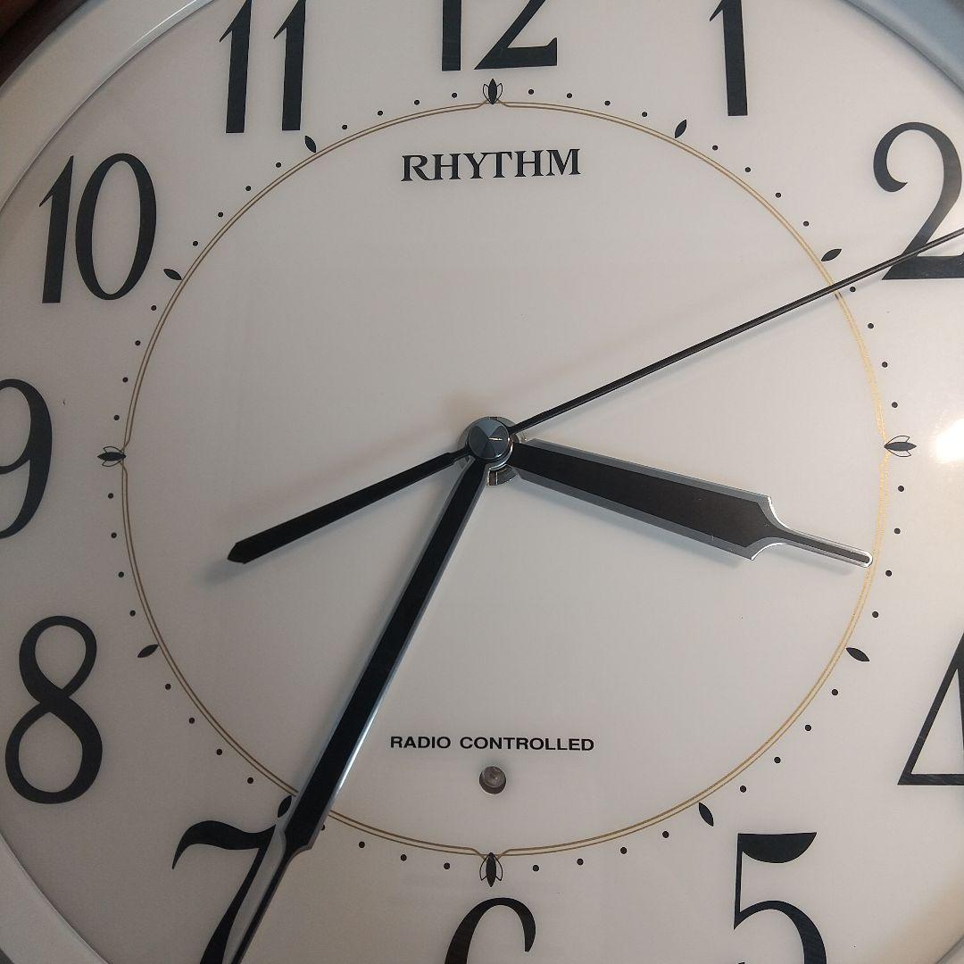 RHYTHM 電波掛時計
