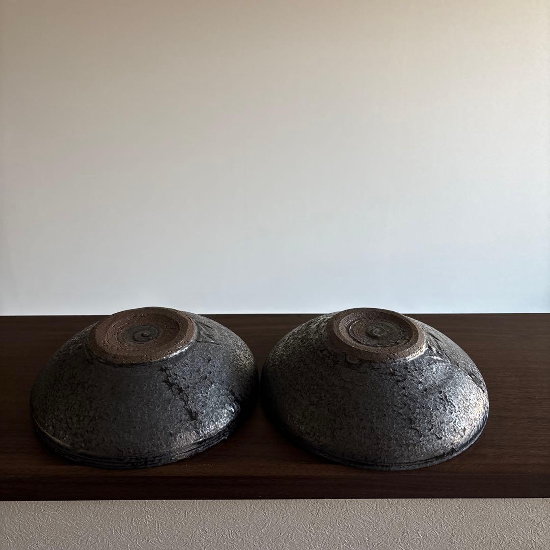 ◻️作家 遠藤素子さん◻️ ひとりおかず鉢　黒釉