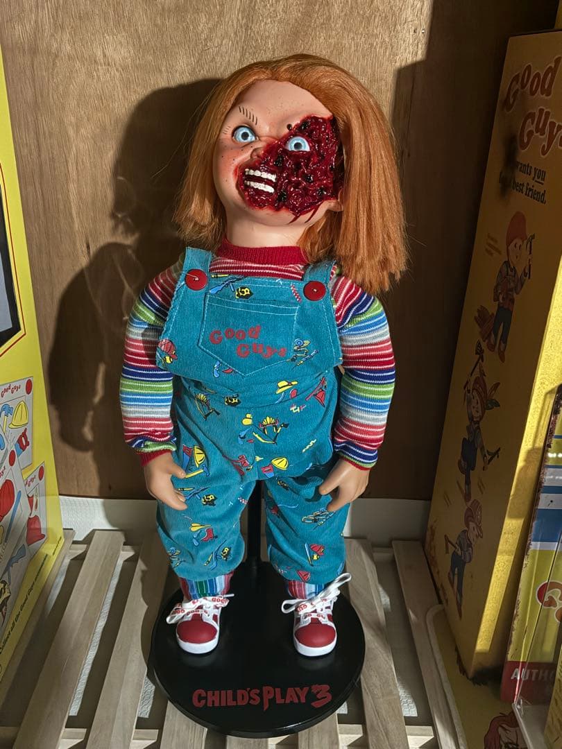 チャイルドプレイ3 チャッキー 等身大 フィギュア ピザフェイス