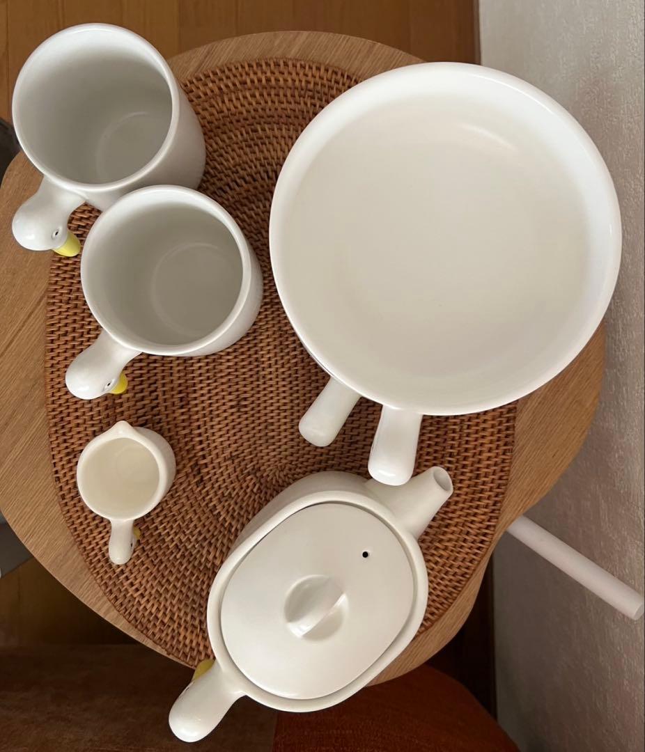 【新品未使用品】アヒル　食器　6点セット
