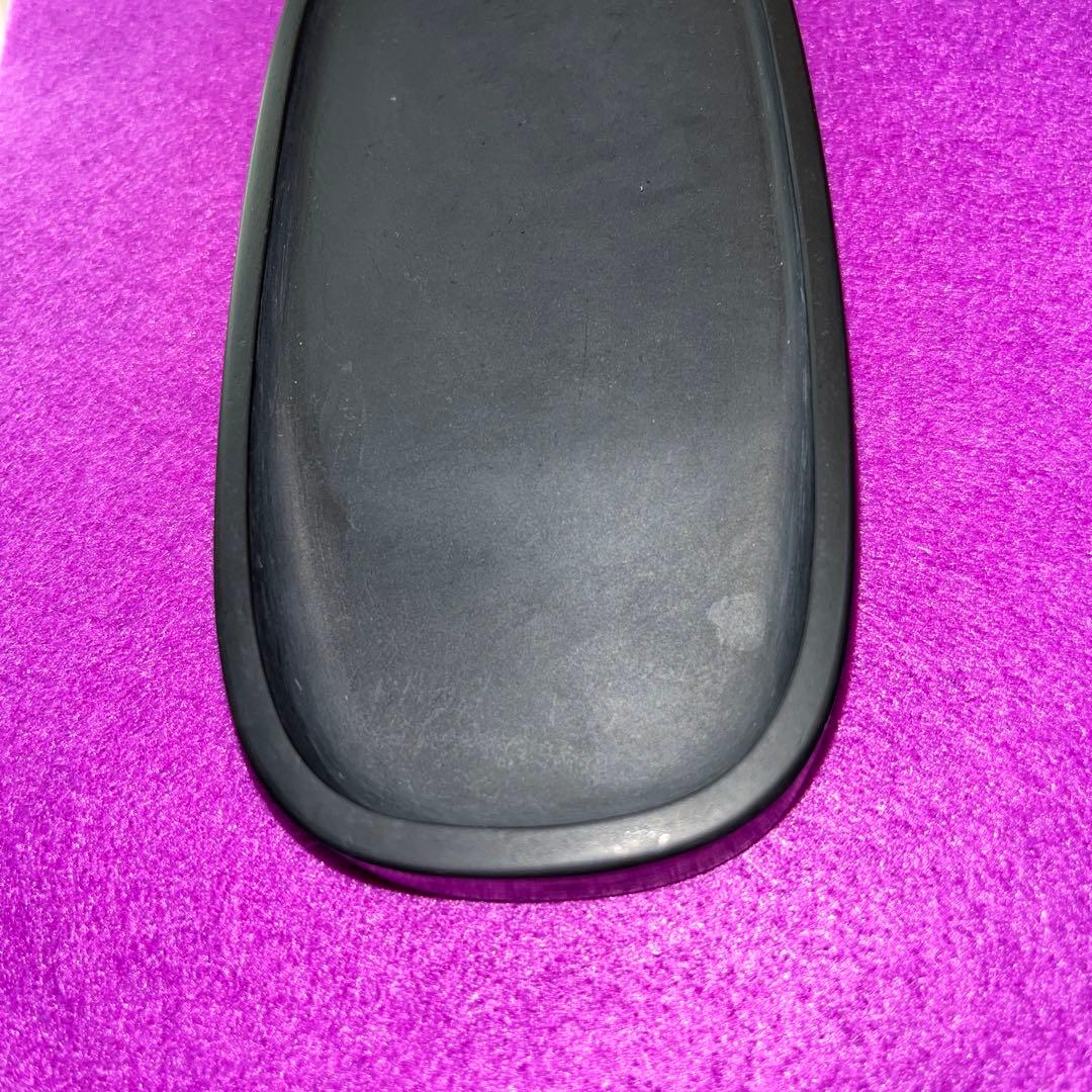 ⭕️雨端硯　小判型　12代　現代の名工　雨宮弥兵衛　手間かかる　石紋綺麗　女性好み