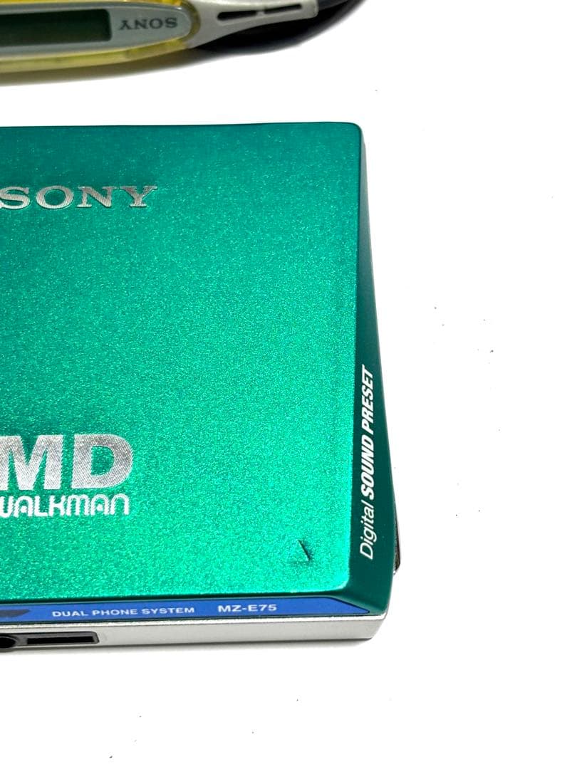SONY MDウォークマン MZ-E75 動作品 リモコン付き