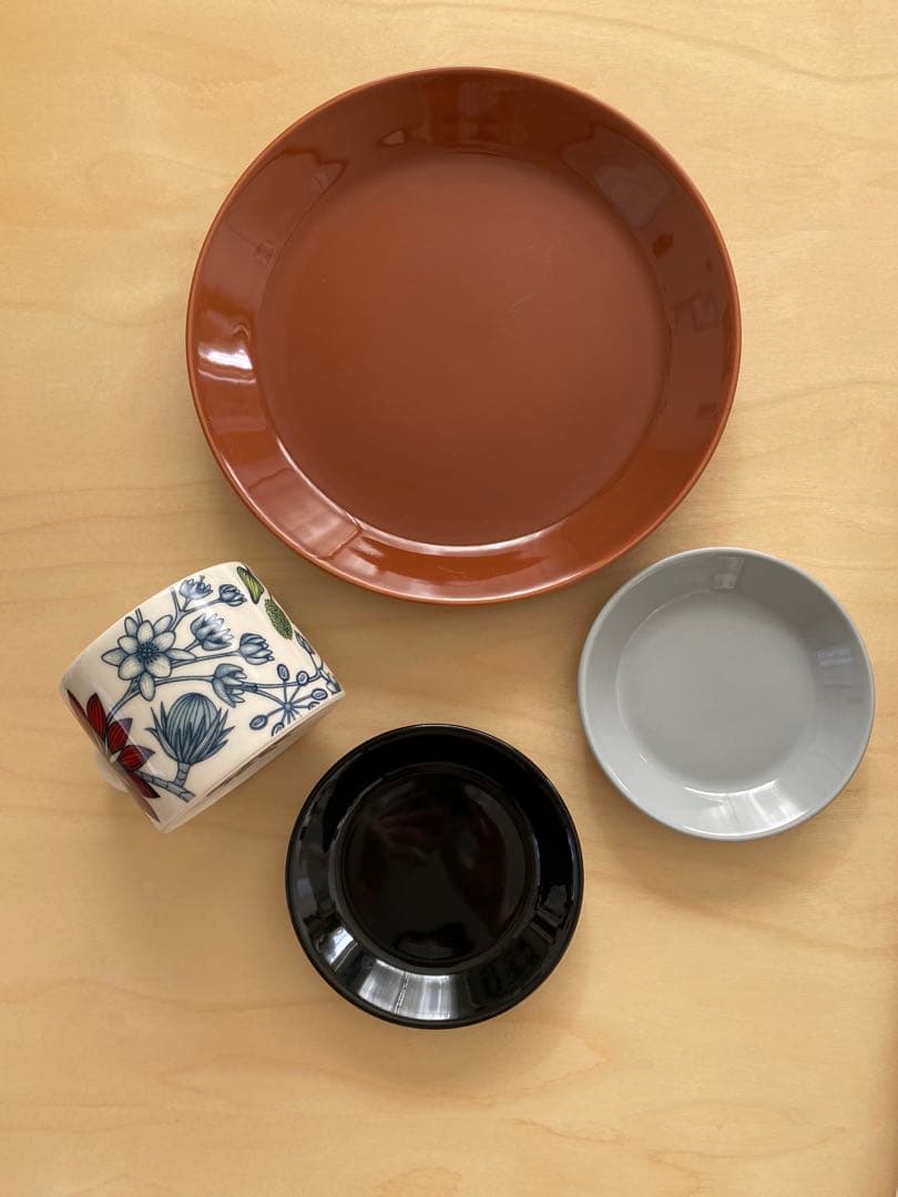 北欧　イッタラ　ティーマ　プレート　& アラビア　ルノ　　カップ　食器セット