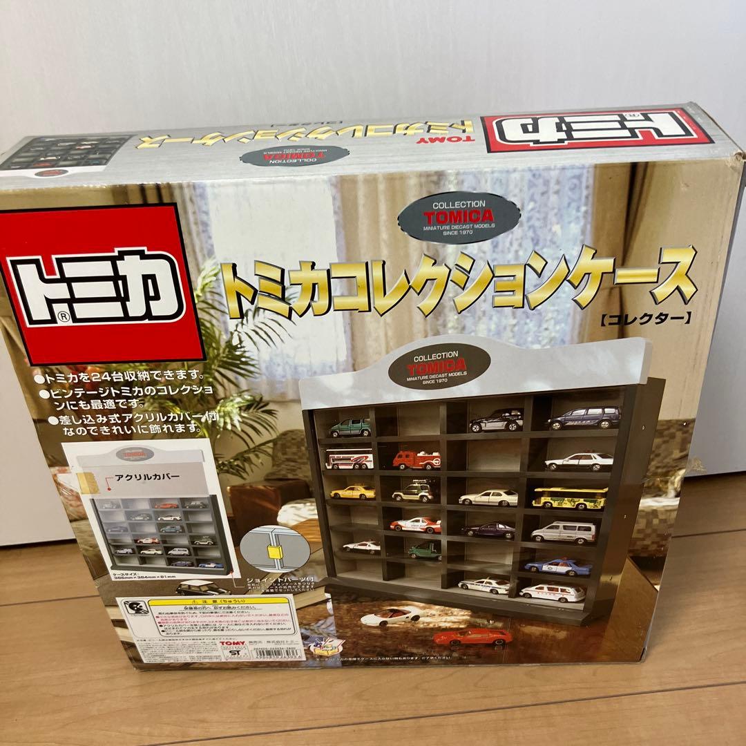 【絶版】トミカ ミニカー 収納ケース 24台用 旧ロゴ TOMY コレクション