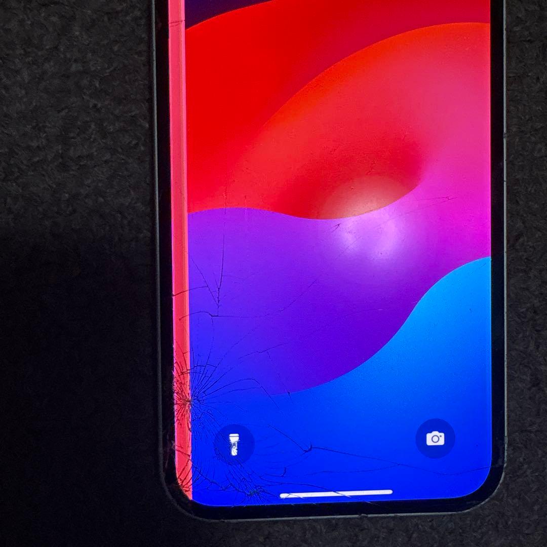 iPhone12 64GB 画面割れ 動作OK docomo バッテリー78%