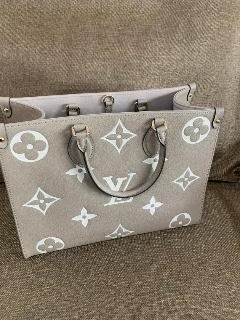 LOUIS VUITTONオンザゴーMM アンプラント トゥルトレール×クレーム