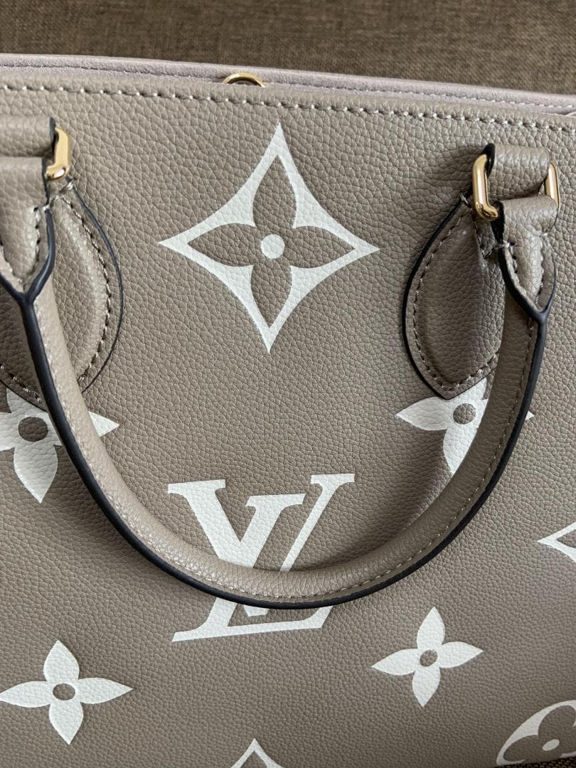 LOUIS VUITTONオンザゴーMM アンプラント トゥルトレール×クレーム