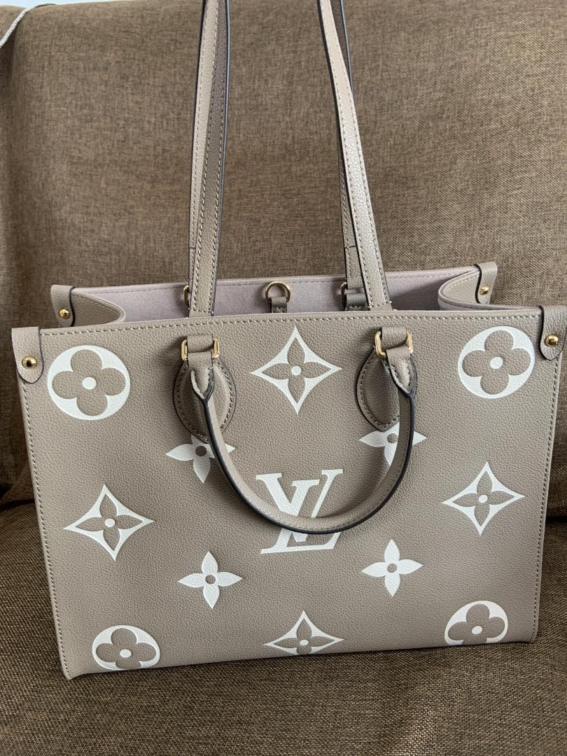 LOUIS VUITTONオンザゴーMM アンプラント トゥルトレール×クレーム