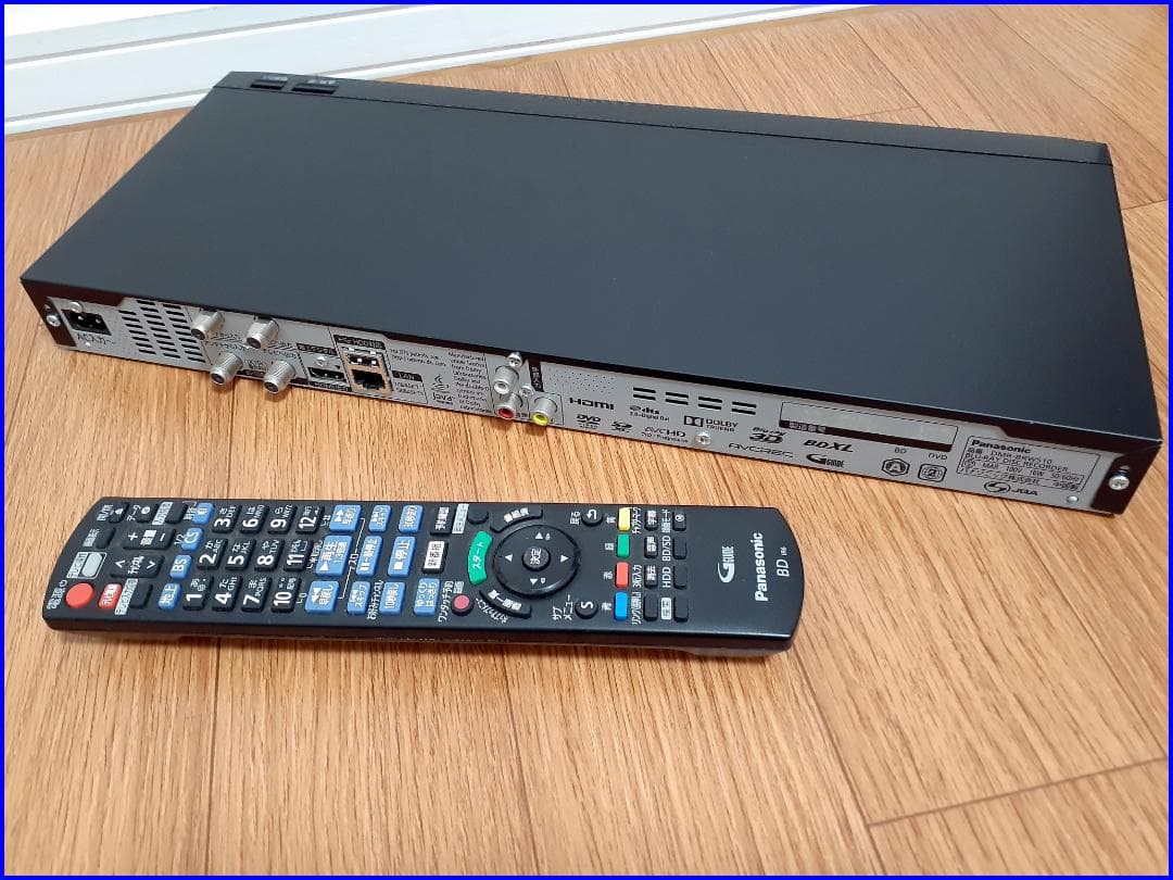 Panasonic DMR-BRW510 500GB W録画 純正リモコン付属