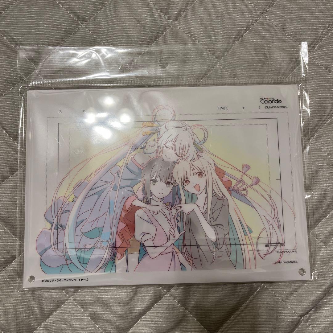 超かぐや姫 映画 上映記念 クリアファイル 2枚セット+ラフ原画アクリルパネル