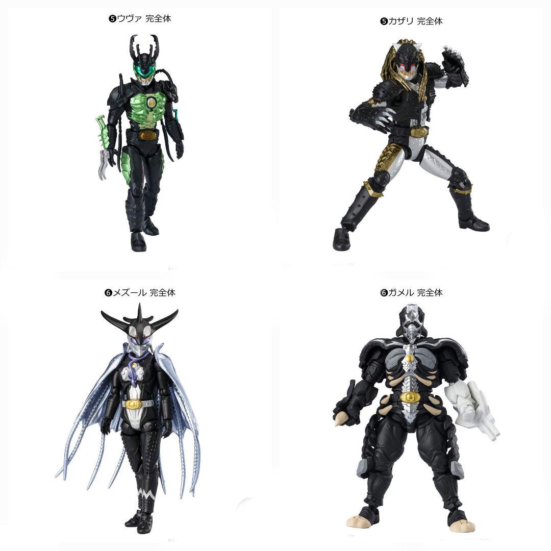 グリード6体セット　ウヴァ　カザリ　メズール　ガメル　shodo 　　4/29