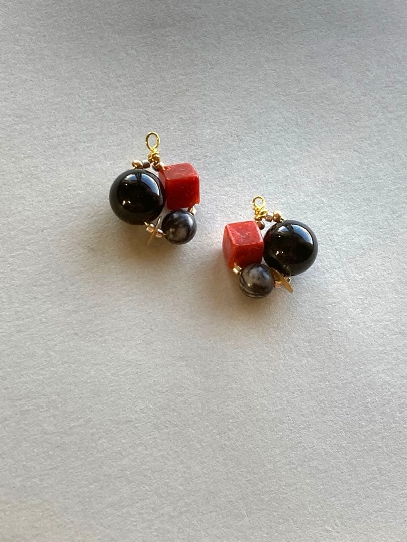 no.0401 イソバナ珊瑚とネットストーン　秋のリース