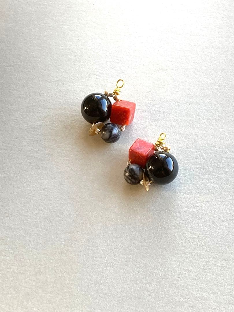 no.0401 イソバナ珊瑚とネットストーン　秋のリース