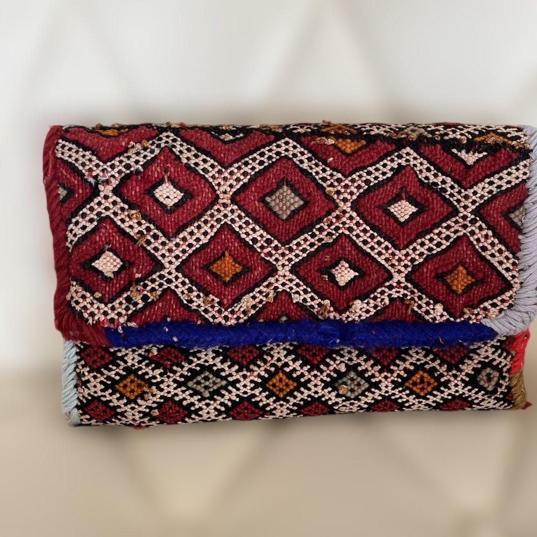 モロッコ　ハンドメイド　クラッチバック