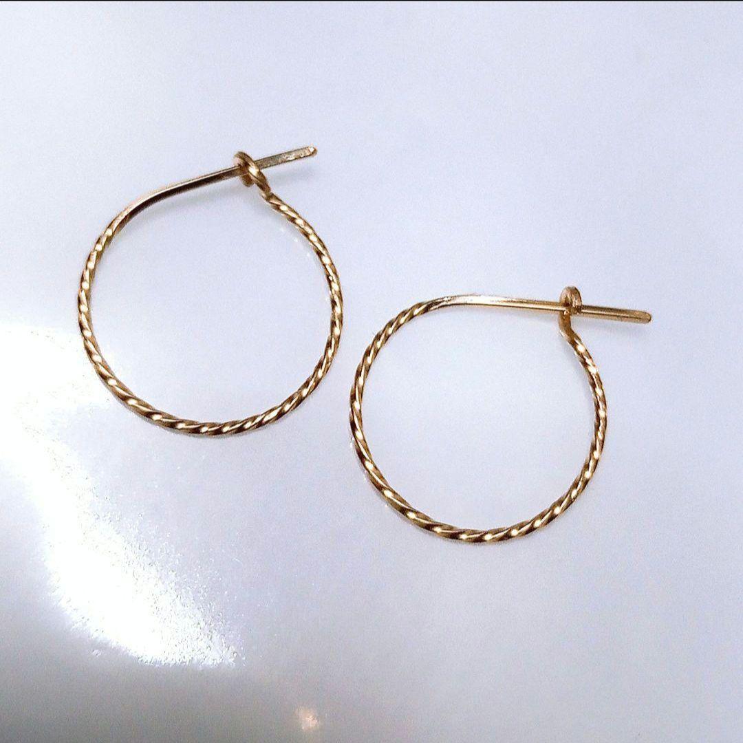 14kgf アクアマリンとサンタマリアのチャームセット