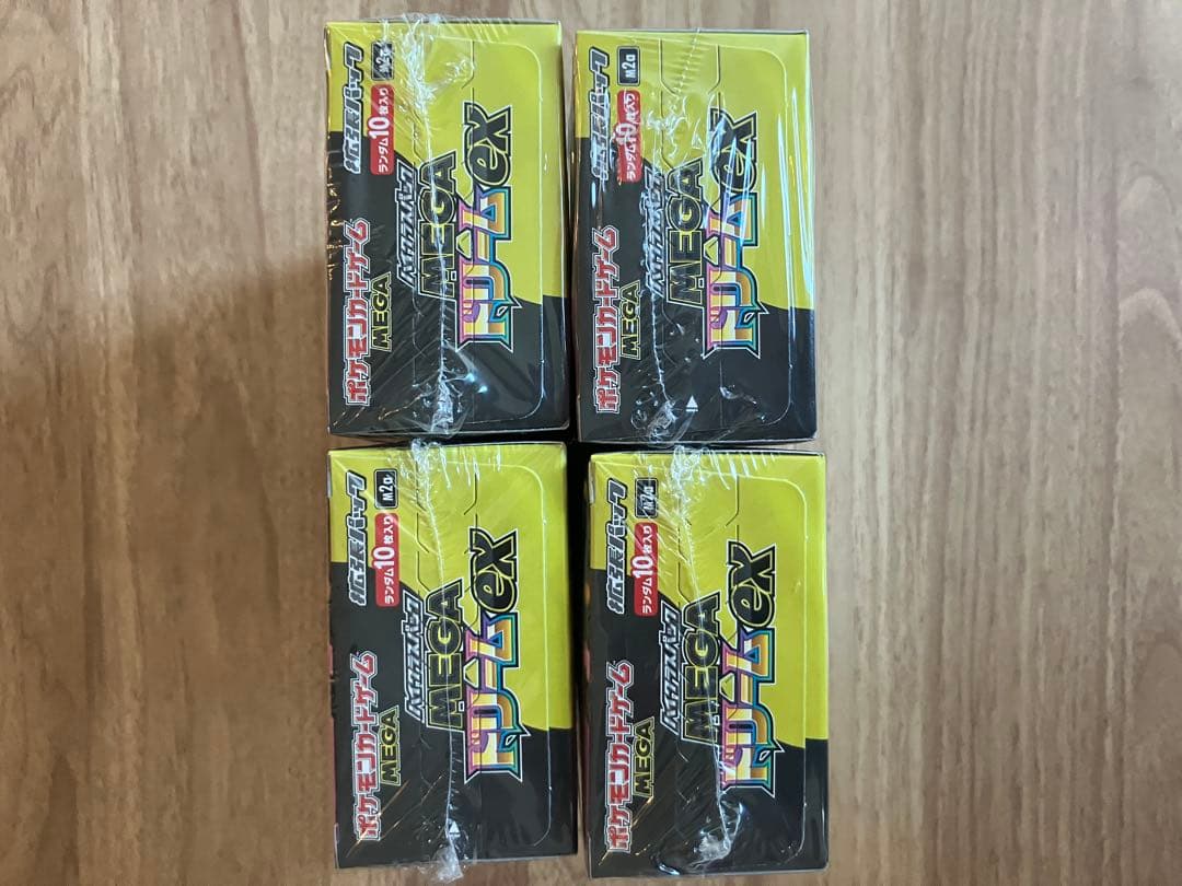 ポケモンカード MEGA ドリームex 4ボックス シュリンク付き 新品 未開封