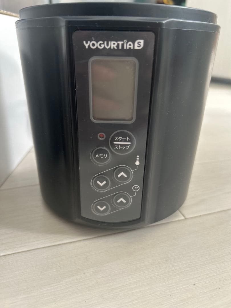 ヨーグルティアSブラック ガラスセット