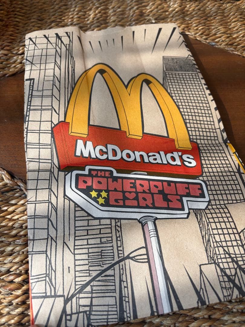 【限定】マクドナルド × パワーパフガールズ モフモフポーチ全3種（限定紙袋付）