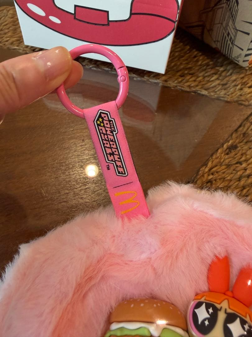 【限定】マクドナルド × パワーパフガールズ モフモフポーチ全3種（限定紙袋付）