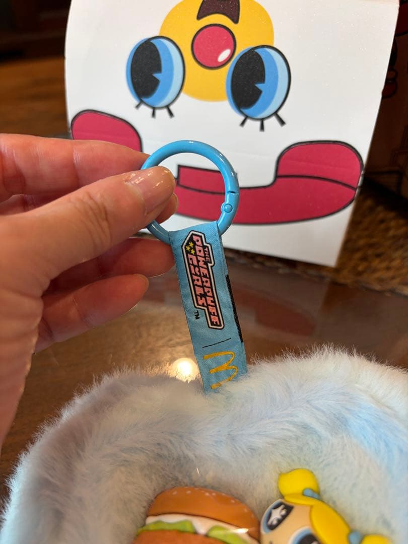 【限定】マクドナルド × パワーパフガールズ モフモフポーチ全3種（限定紙袋付）