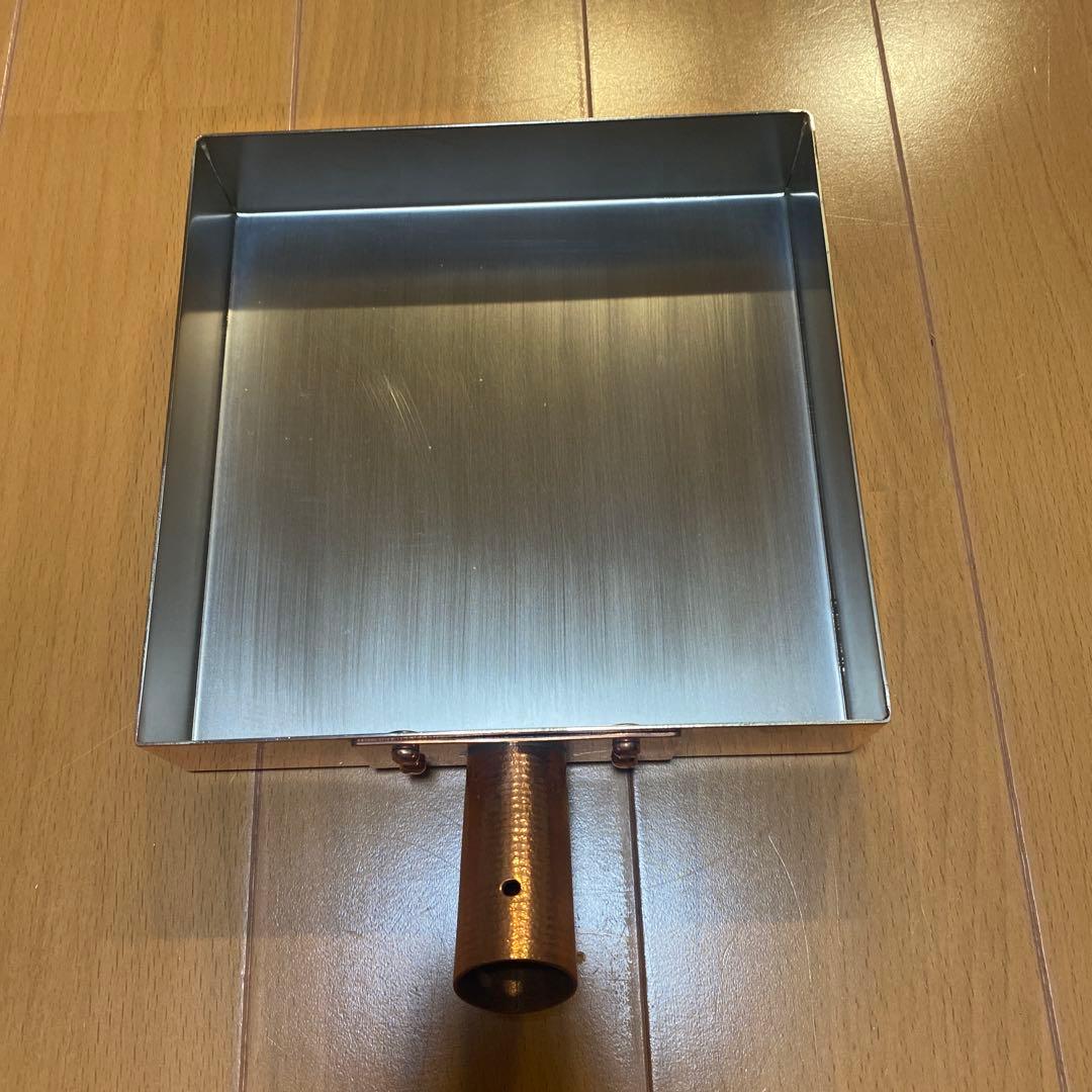 【未使用】純銅卵焼き器　蓋付き18cm(アサヒ)