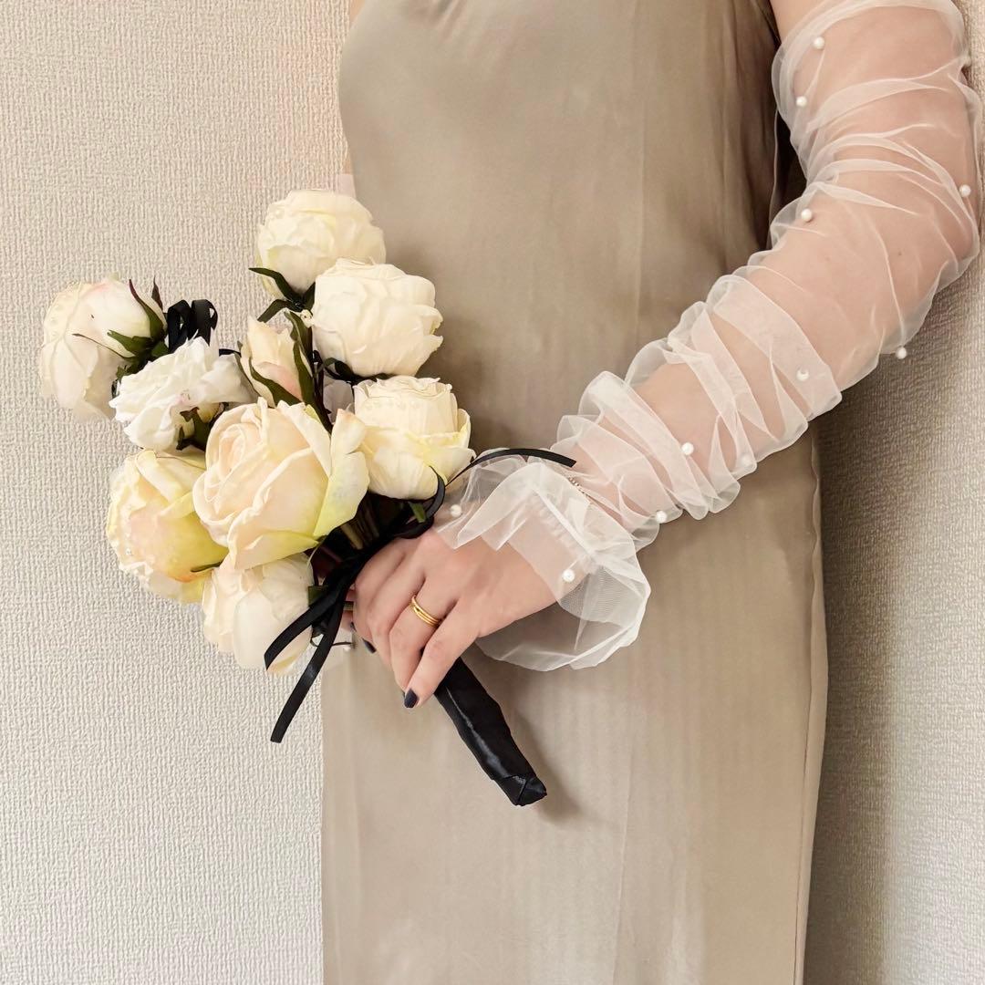 アーティフィシャルフラワー　ウェディング　ブーケ　ブートニア　結婚式　前撮り