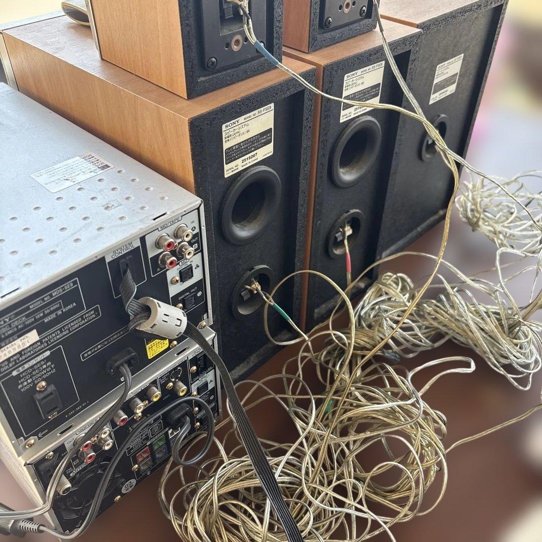 SONY　ソニー　ミニディスクカセットデッキ　MDS-SE9