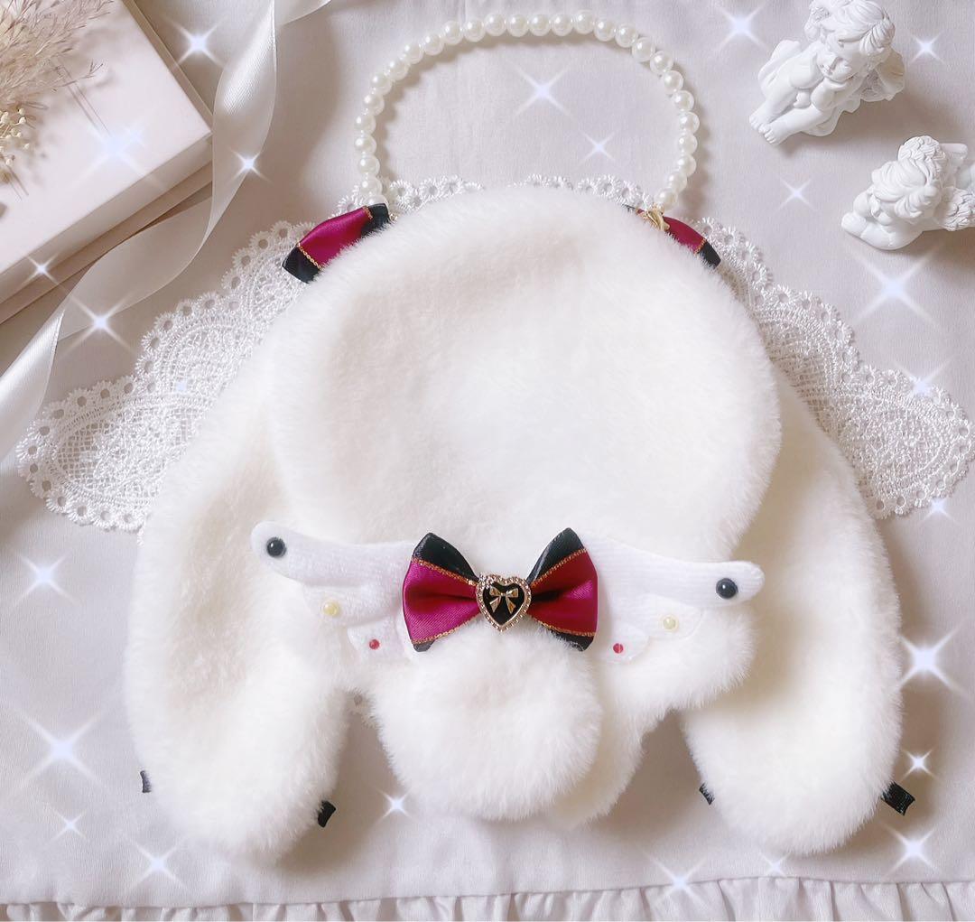 NO.176 ワインレッド×ブラック 白ウサギ あんスタ 新衣装 ぬい服16cm