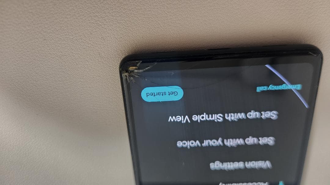 Pixel6a セージ 画面割れジャンク