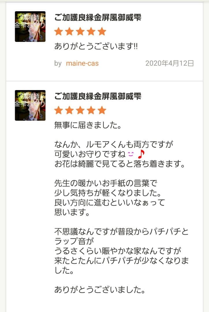 霊視　守護霊　鑑定書配達